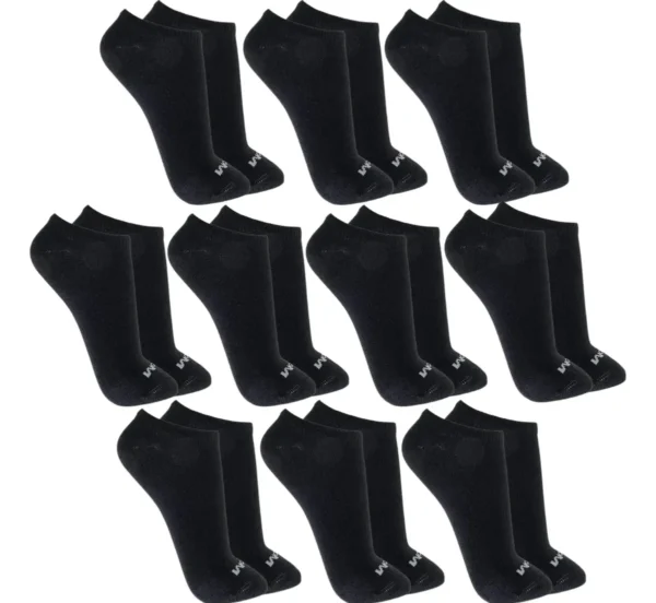 Kit 10 Pares Meias Mash Invisível Esportiva Algodão Original